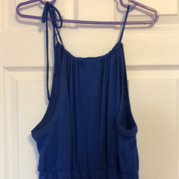 Lane Bryant royal blue sundress with chiffon detailing - Picture 6 of 9